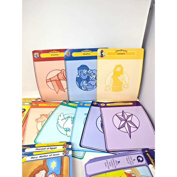 The Beginners Bible Flash Cards Box Set by Grolier - Homeschool - 253 Cards - Picture 5 of 7